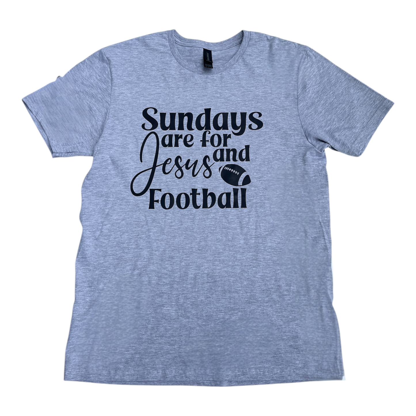 Sundays are for Jesus & Football Unisex short sleeve T-shirt
