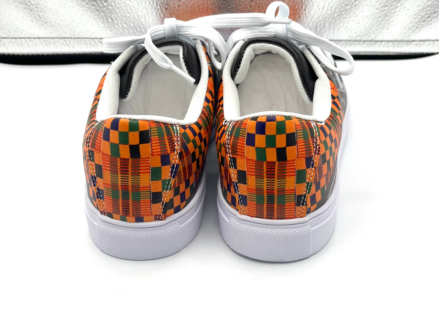 Kente Blessed Faux Leather Low-top