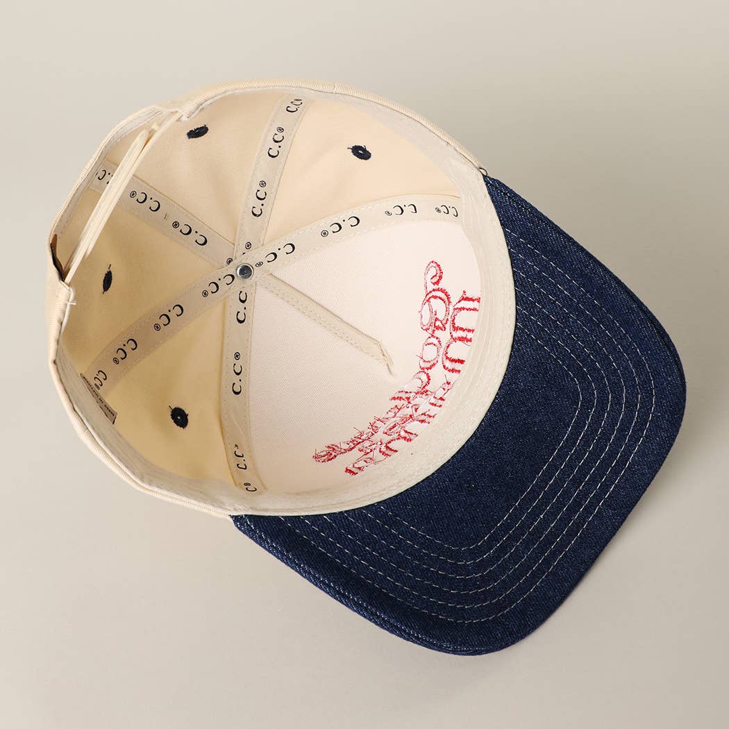 GOD MADE ME A MAMA Embroidery Two-Tone Trucker Hat