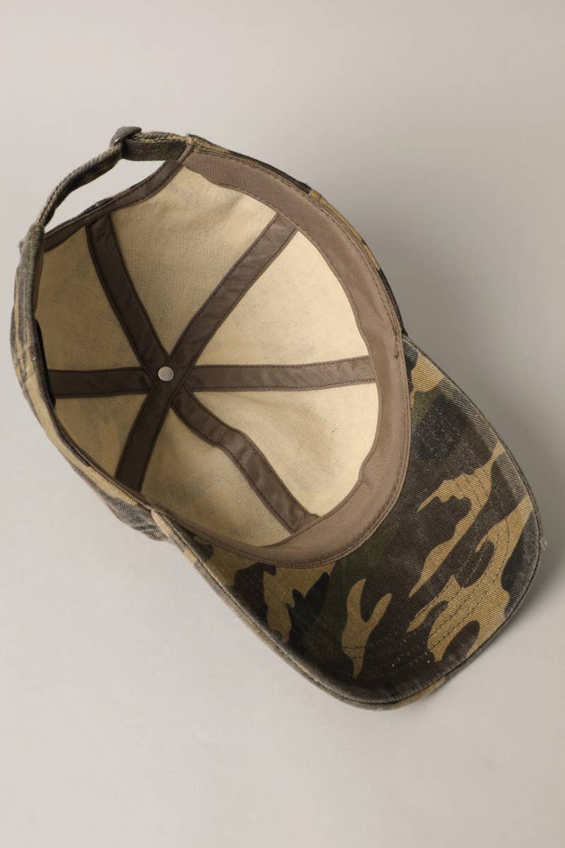 Prayer Warrior Camo Hat