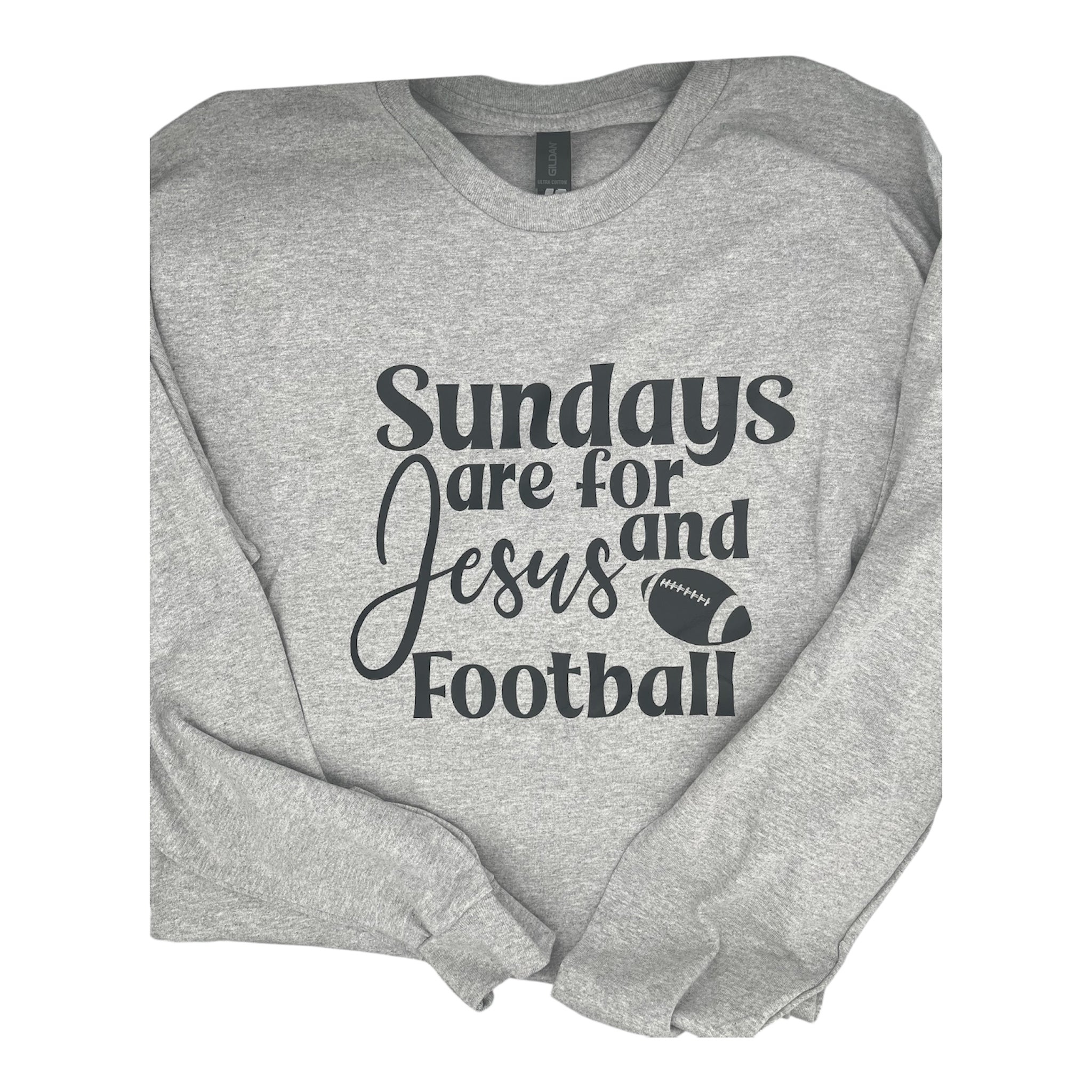 Sundays are for Jesus & Football Long sleeve Unisex Tshirt