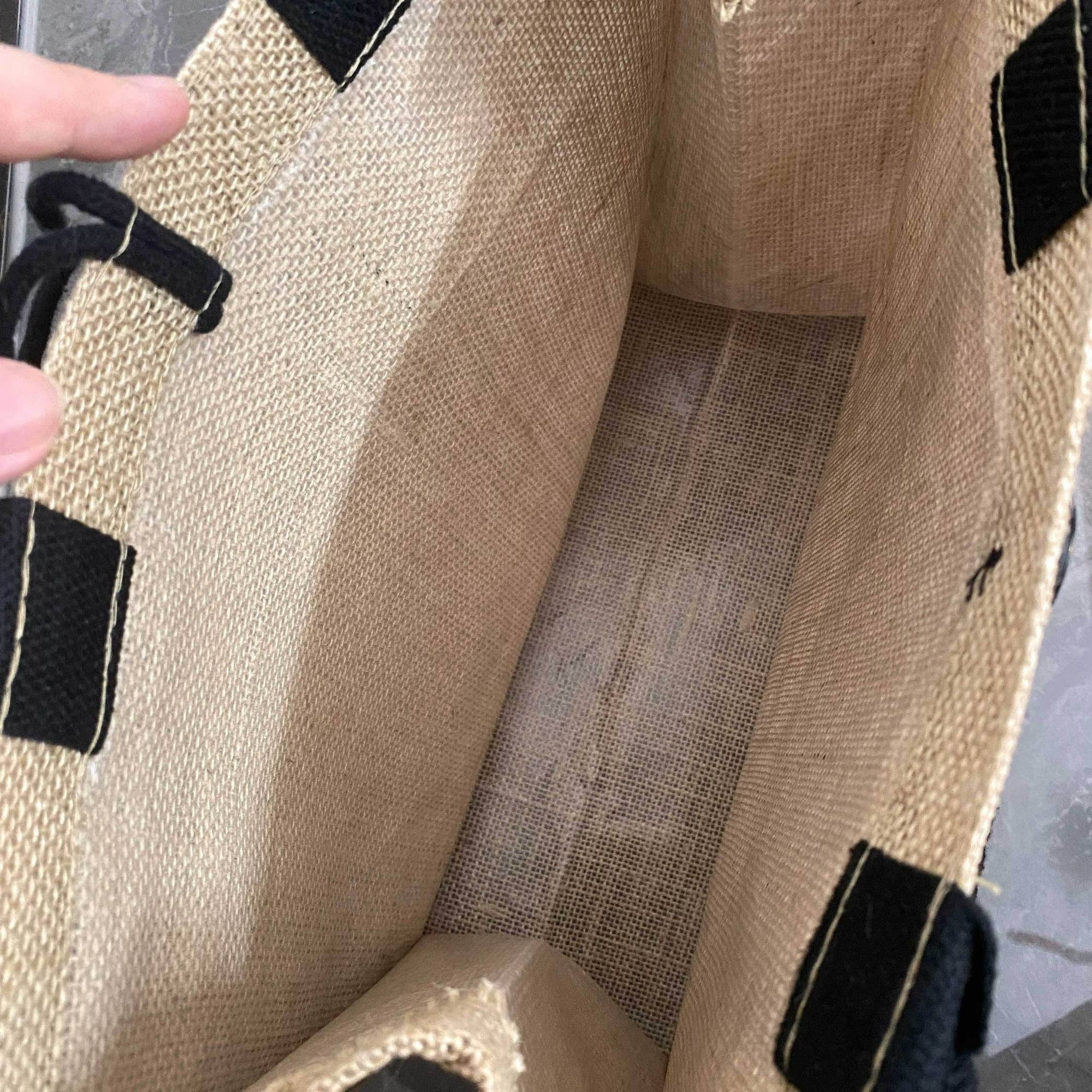 Faith Jute Tote Bag – With God All Things Are Possible