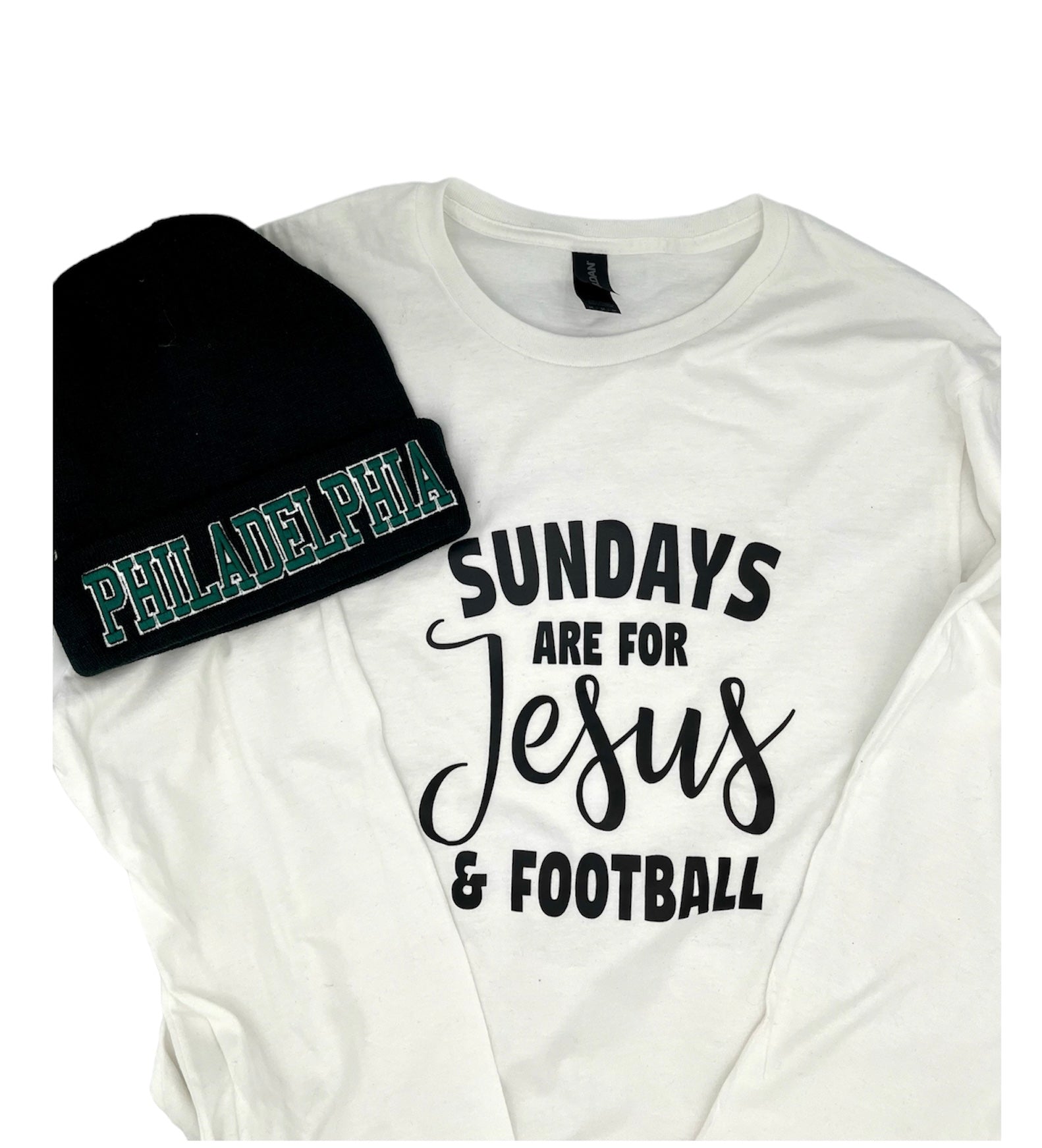 Sundays are for Jesus & Football Long sleeve Unisex Tshirt