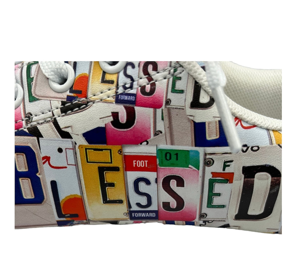 Blessed in Motion Women's Faux-Leather Sneaker