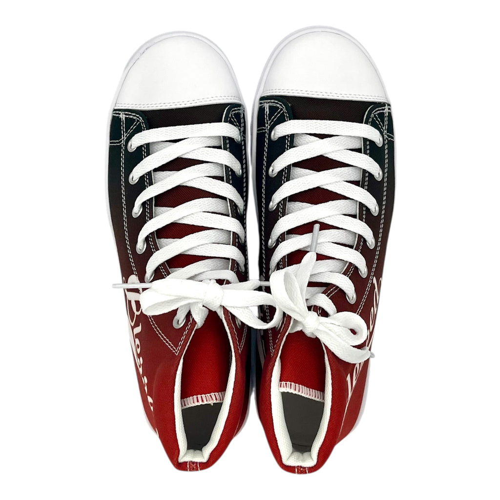 Brown Ombre High top Women's Hightop Canvas Shoe