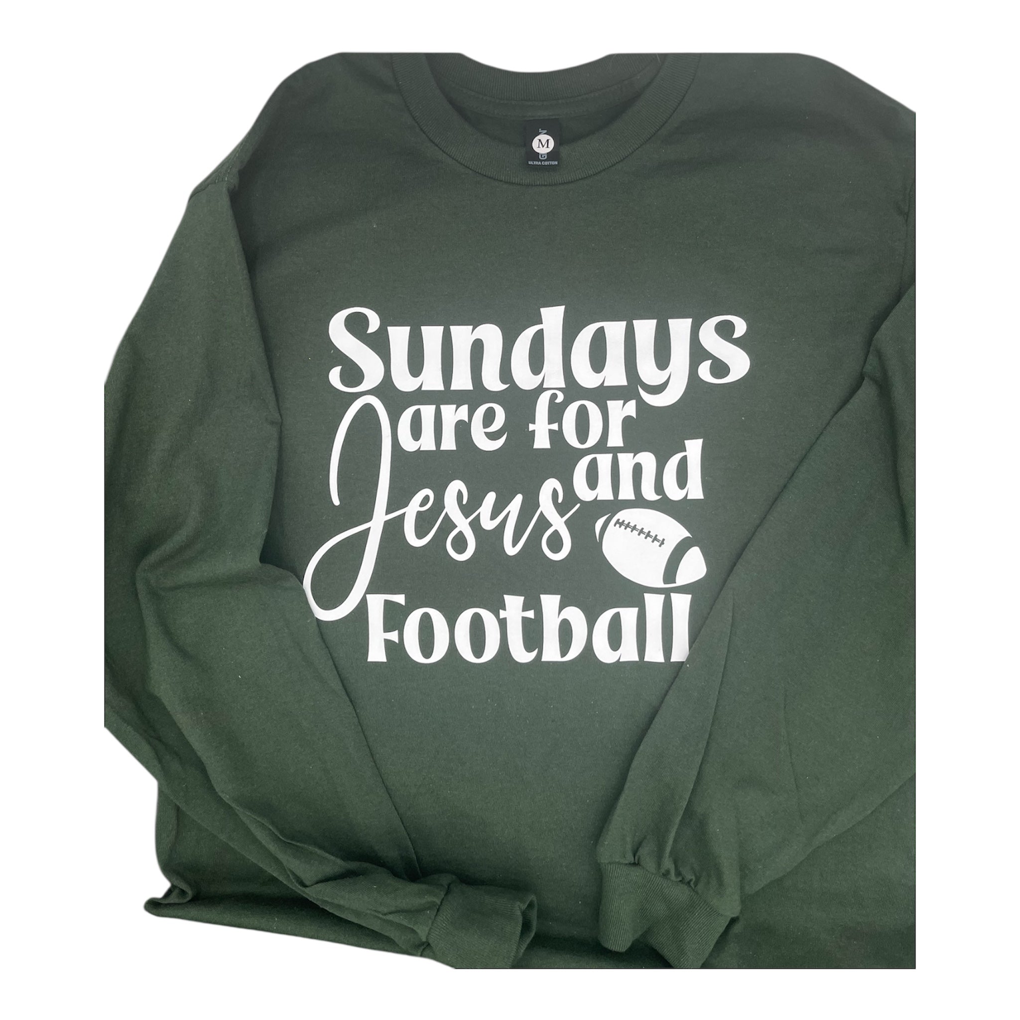 Sundays are for Jesus & Football Long sleeve Unisex Tshirt
