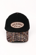 GOD IS GOOD ALL THE TIME Patch Corduroy Tween Brim Cap