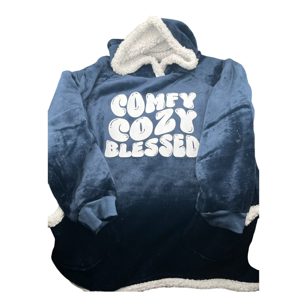 Comfy, Cozy Blessed Blanket Hoodie
