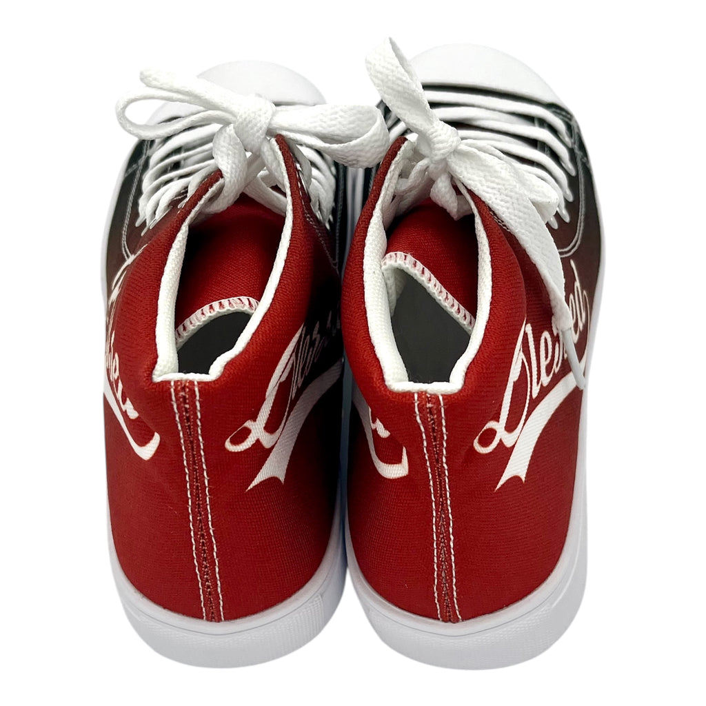 Brown Ombre High top Women's Hightop Canvas Shoe