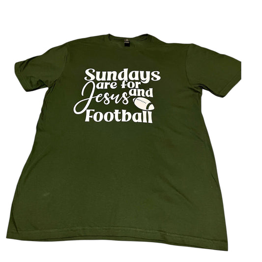 Sundays are for Jesus & Football Unisex short sleeve T-shirt