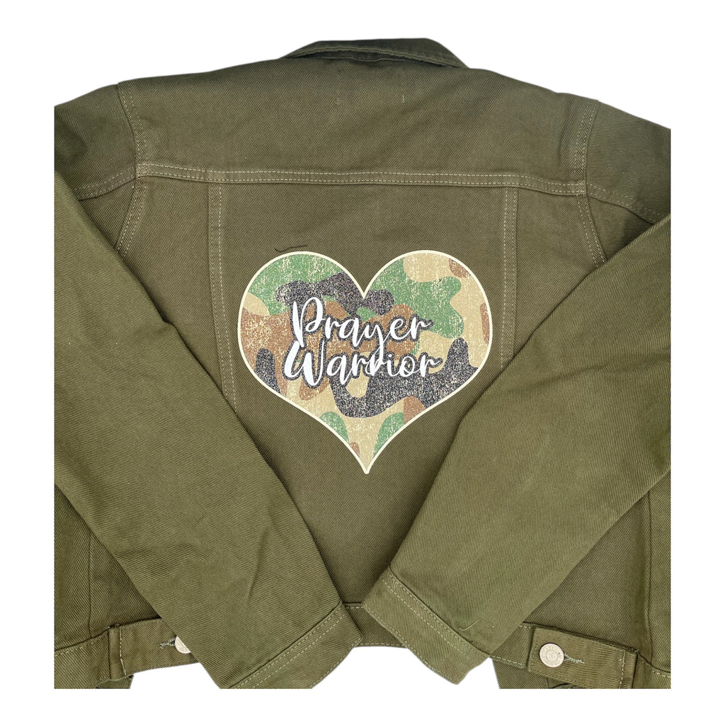 Prayer Warrior Denim Jacket
