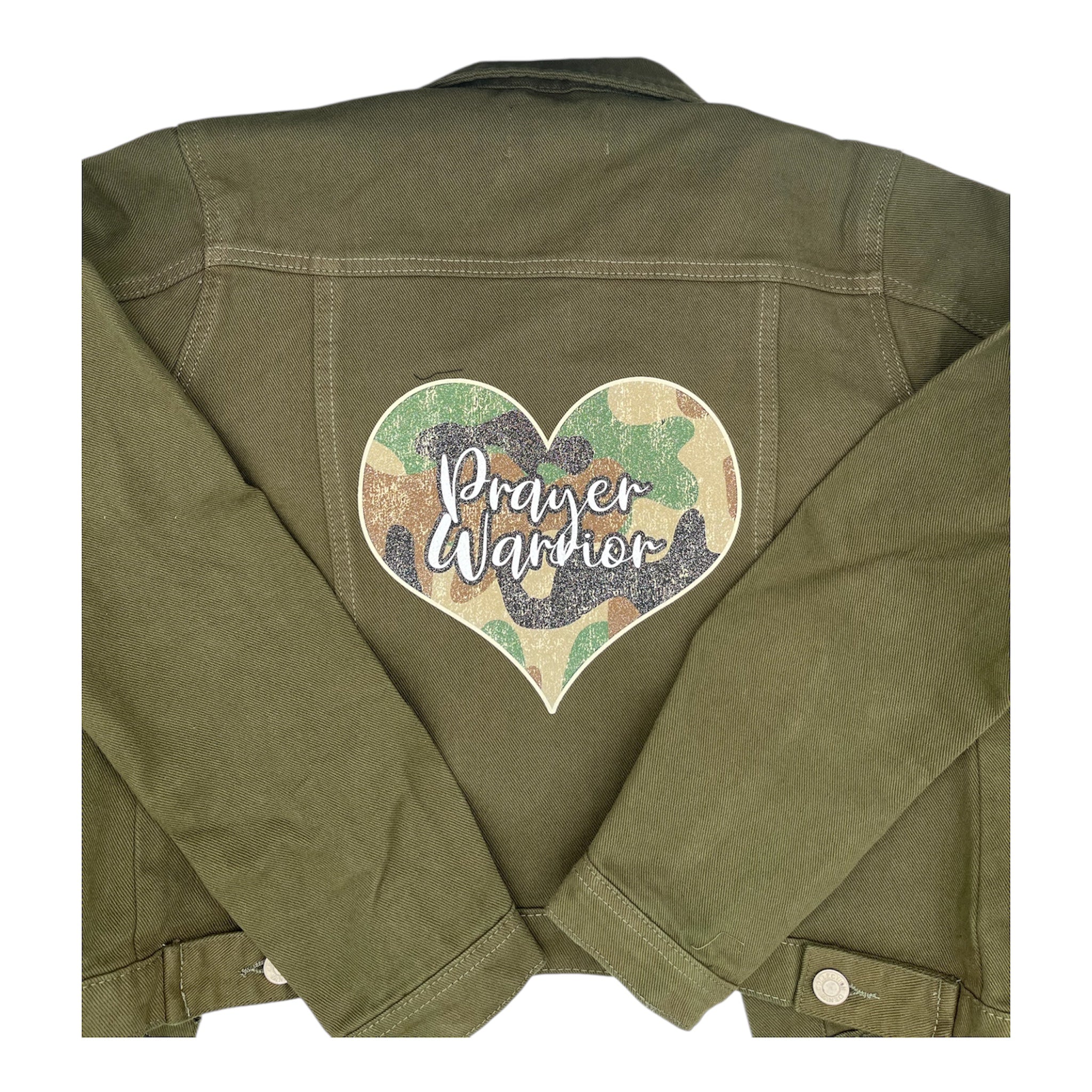 Prayer Warrior Denim Jacket