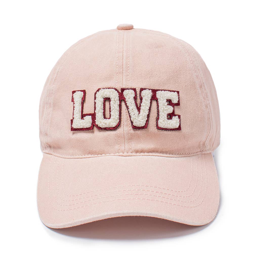 LOVE Sherpa Patch baseball Cap