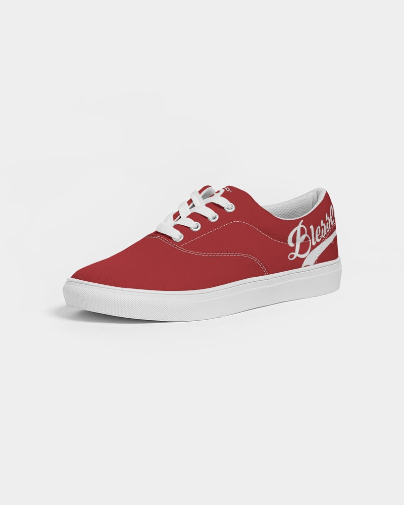 Blessed in Red Canvas Women's Lace Up Canvas Shoe