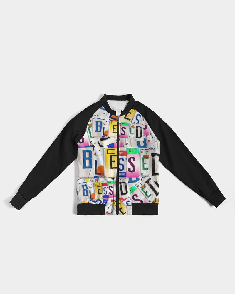 Women's Bomber Jacket-Blessed in Motion
