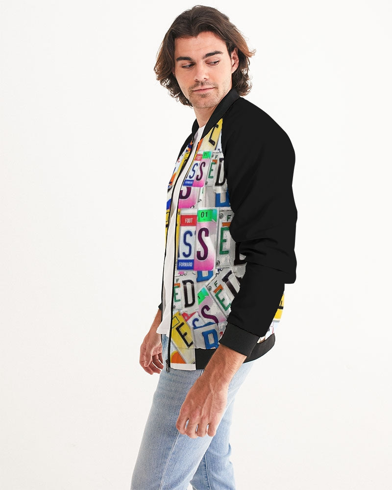 Men's Bomber Jacket-Blessed in Motion