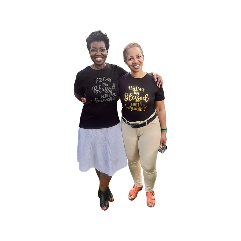 Women's Bling Tee Gold