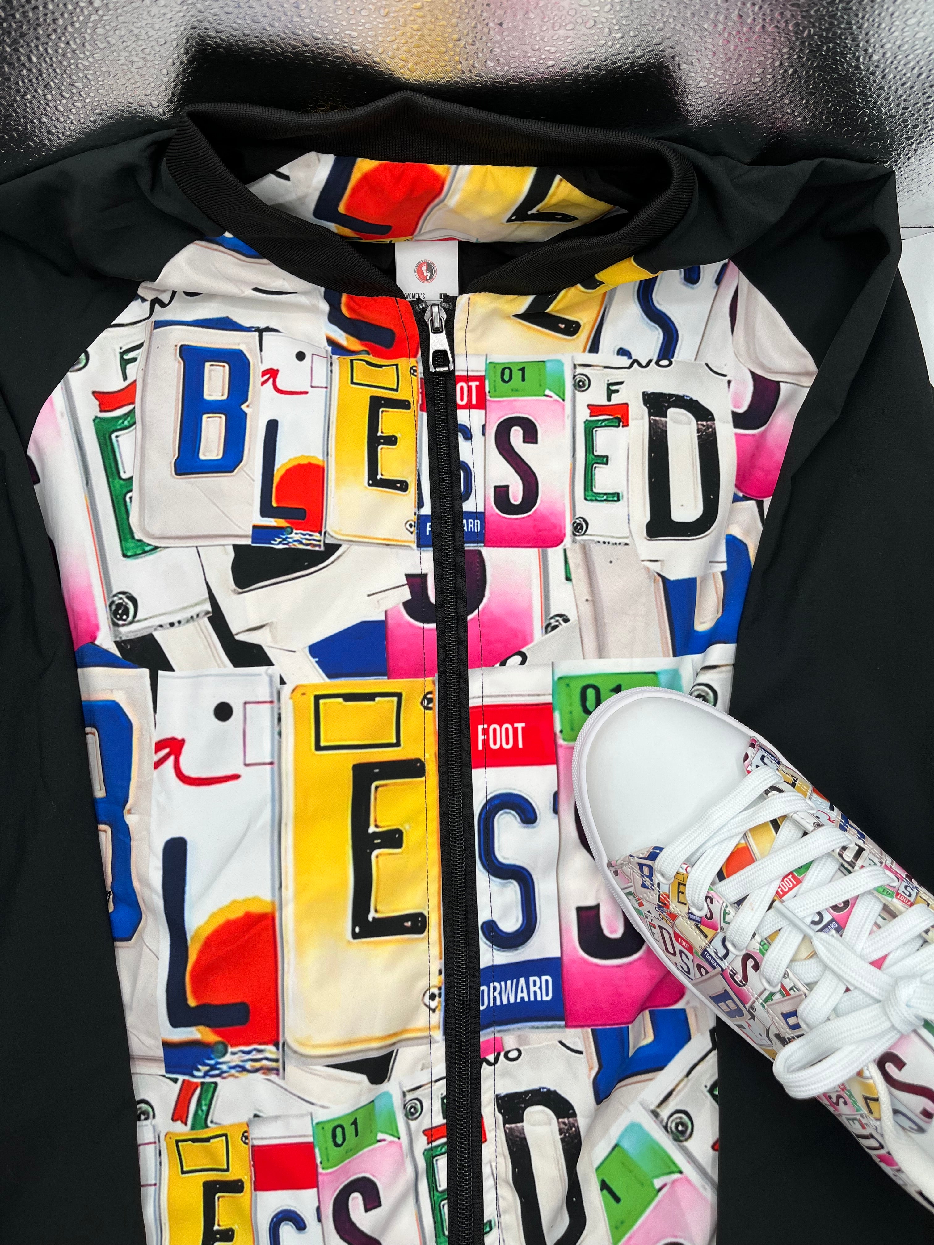 Women's Bomber Jacket-Blessed in Motion